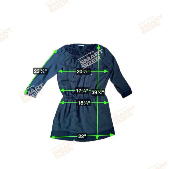 Diane Von Furstenberg Black Mikino Dress Size Large/10 - Picture 9 of 14